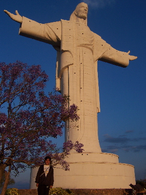 Christusstatue in Cochabamba